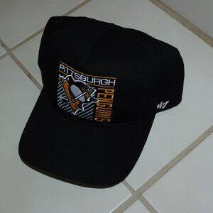Pittsburgh Penguins snapback hat / cap - hockey - 47 brand with mascot